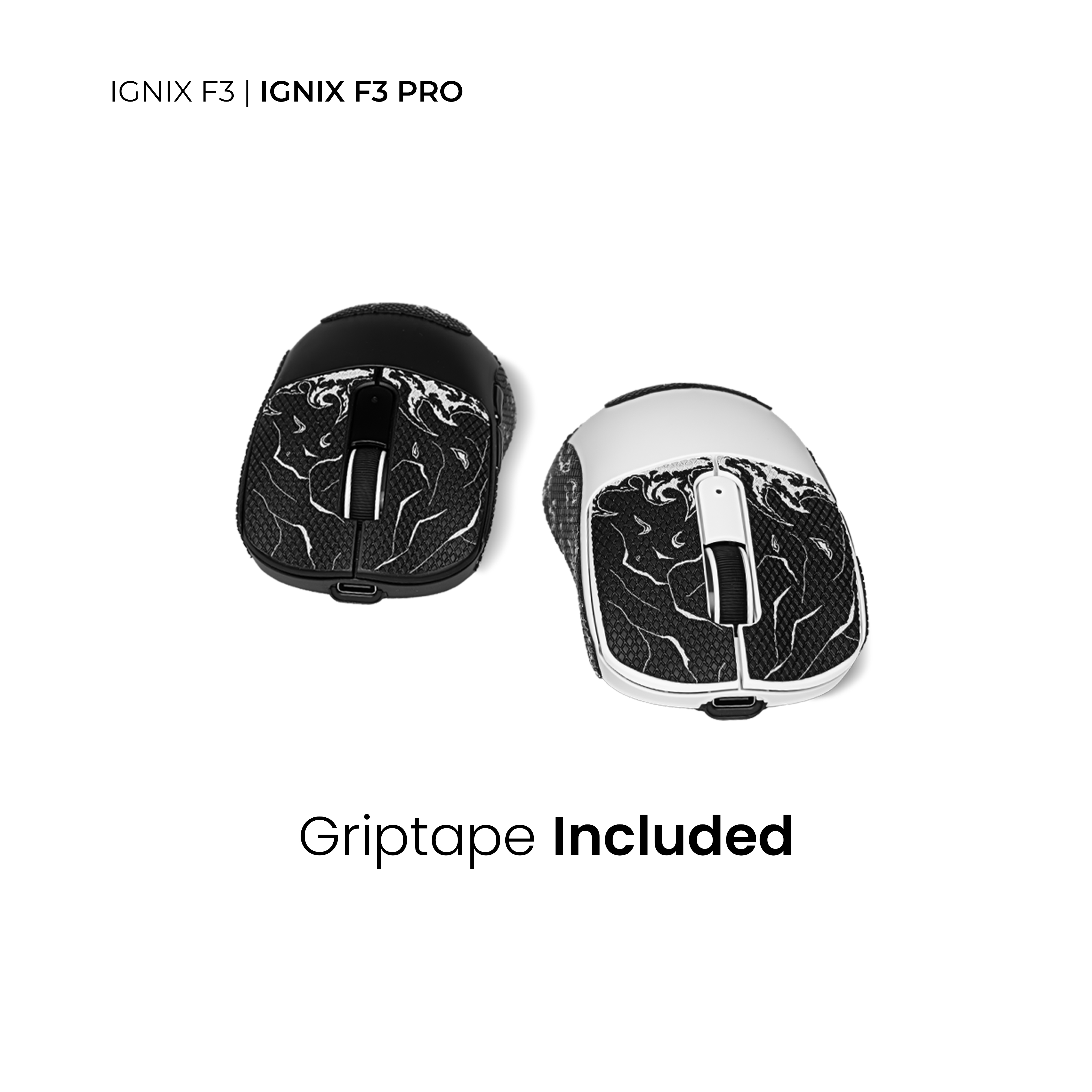VortexSeries IGNIX Series F3 | Ultra Light Wireless Tri Mode Gaming Mouse PixArt PAW 3311 / 3395 PRO